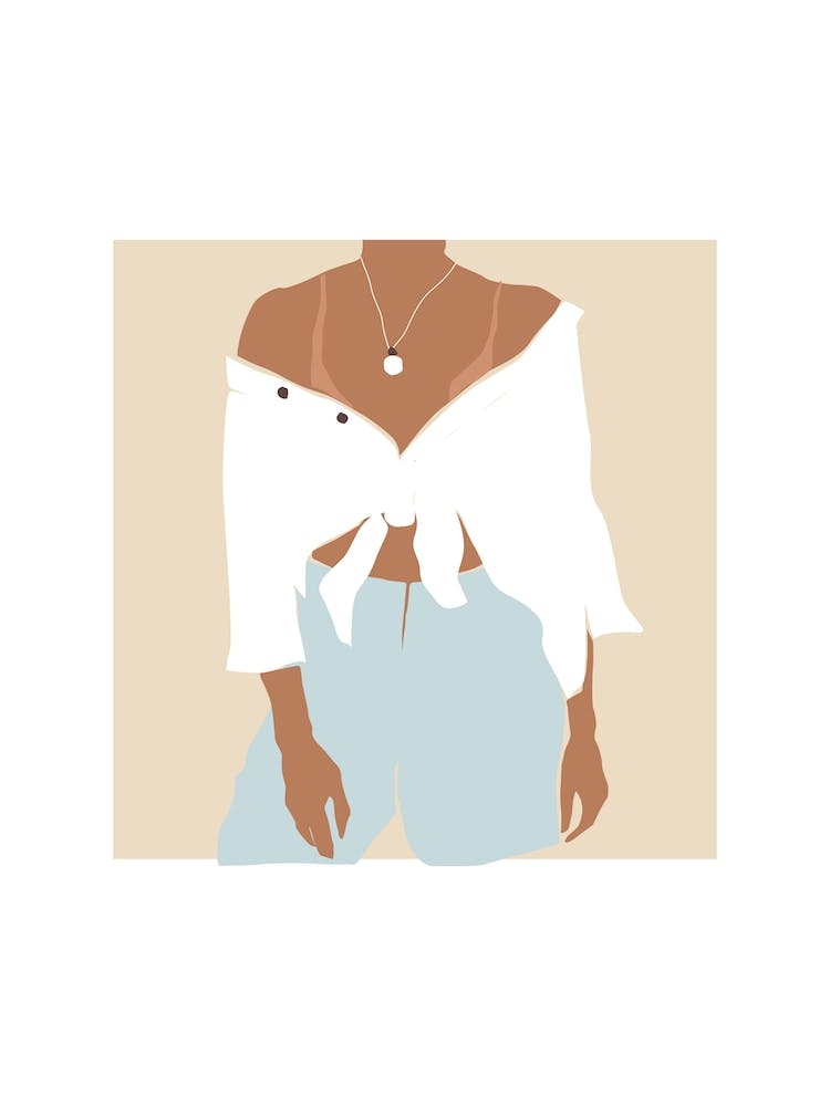 Summer Cutout Fashion Shirt