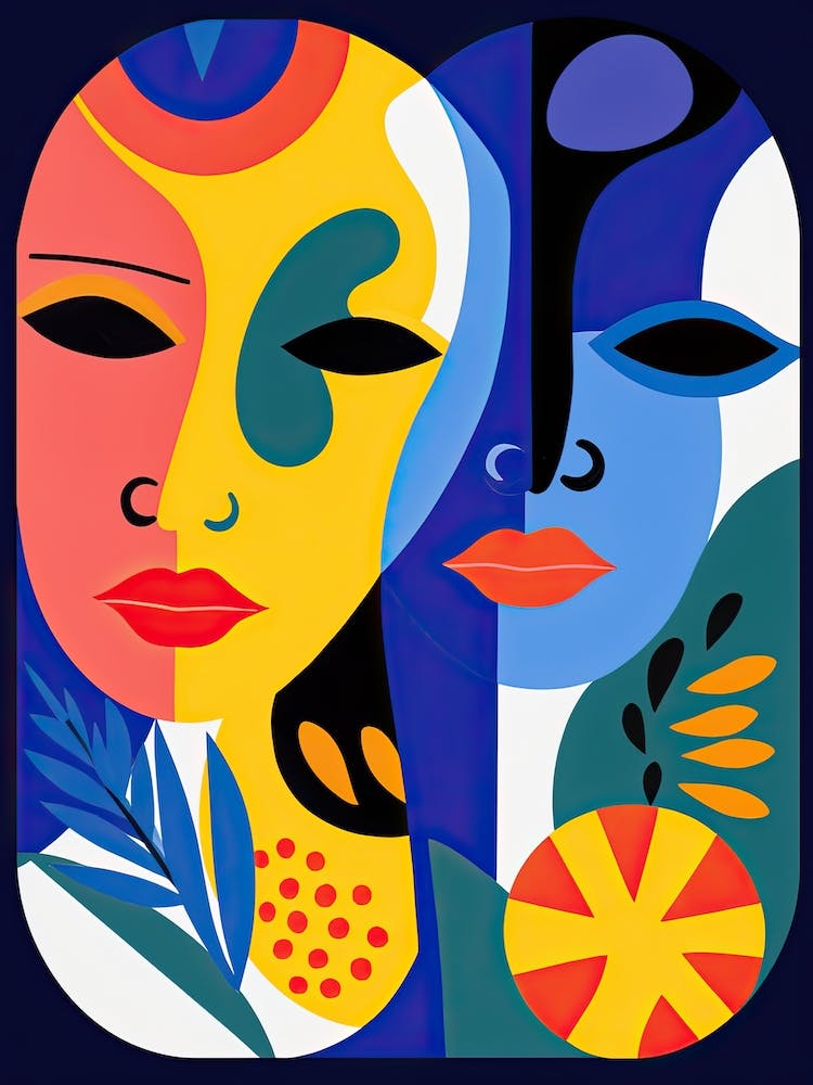 Gemini Illustration Zodiac Star Sign 2