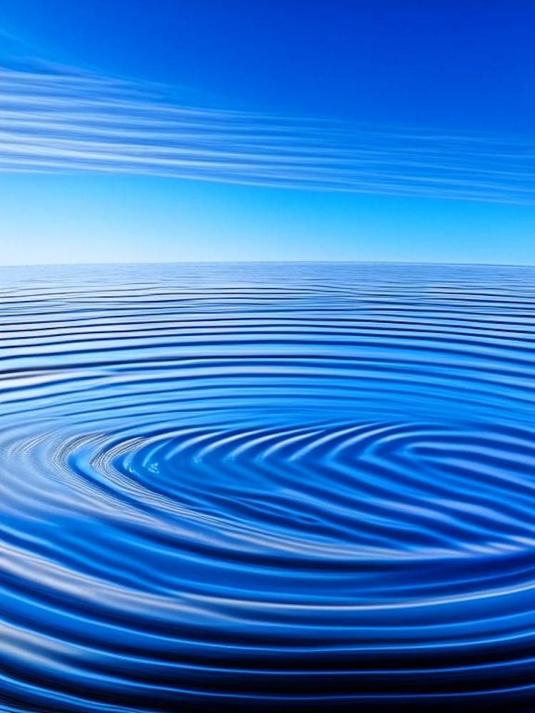Ondulations d'Eau - Photographie Paysagère Aquatique 1