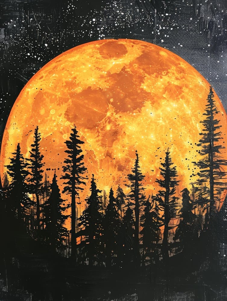 Pleine Lune Dans la Forêt 8