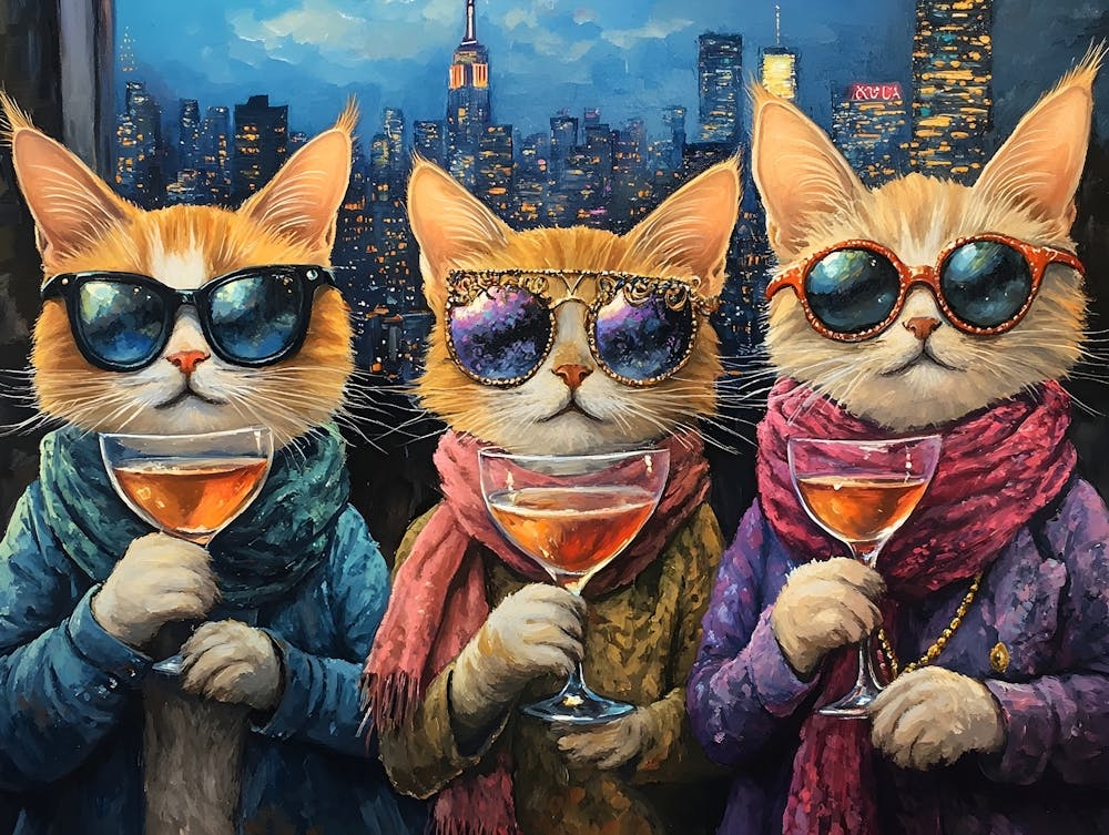Cats At The Rooftop Bar 10
