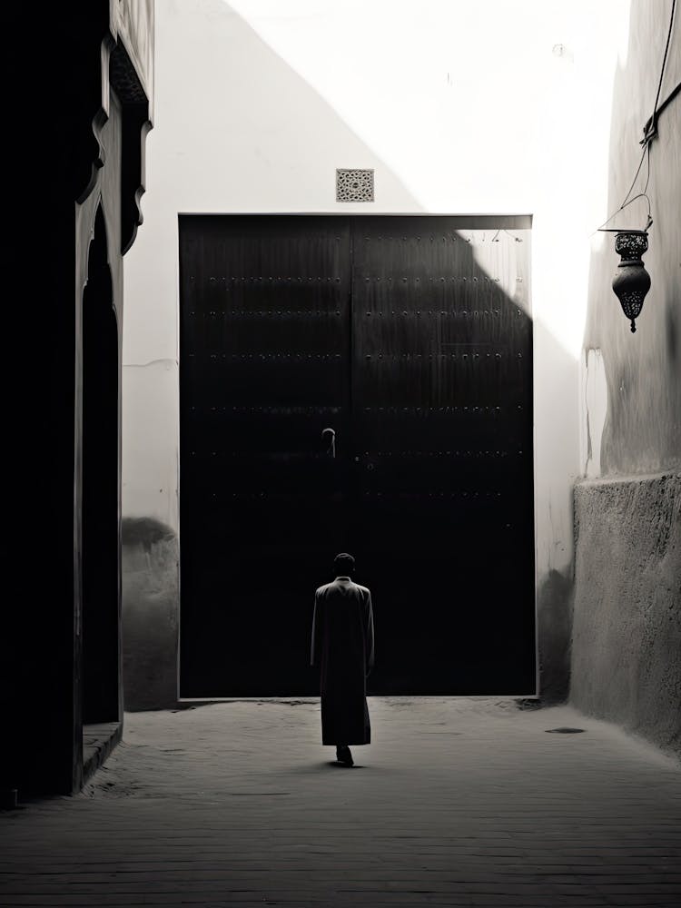 Marrakech, Morocco, Black And White Photography 4