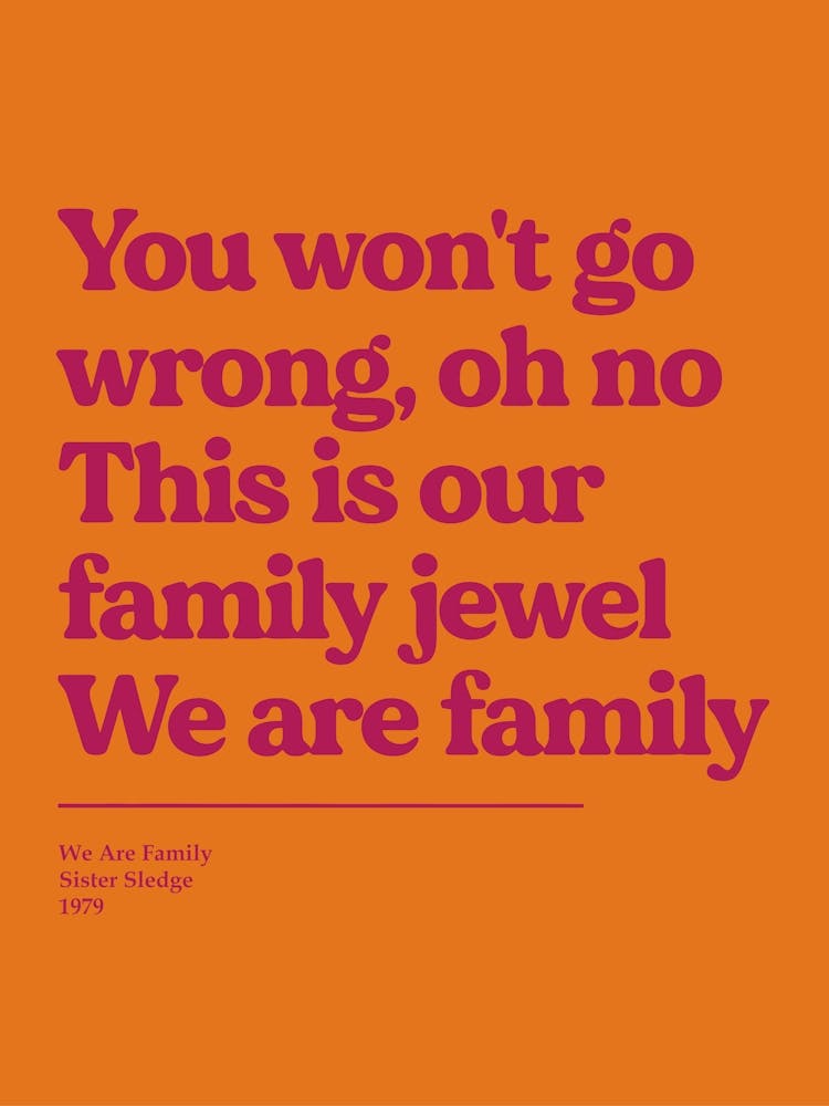 Sister Sledge We Are Family