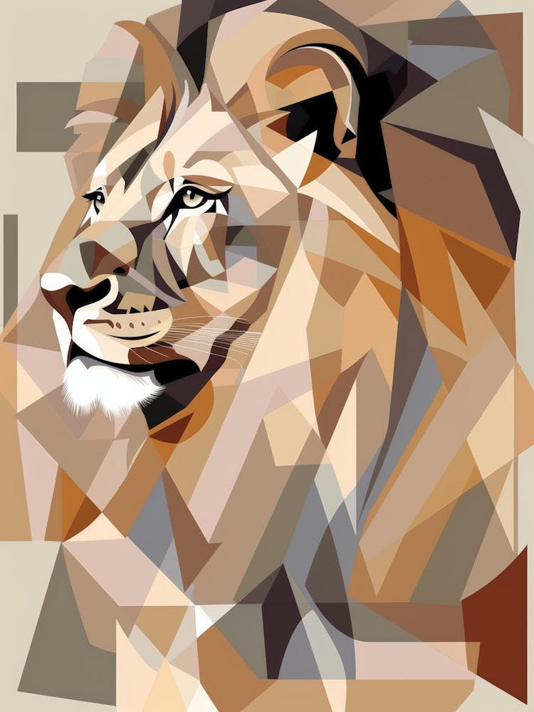 Abstract Lion 1