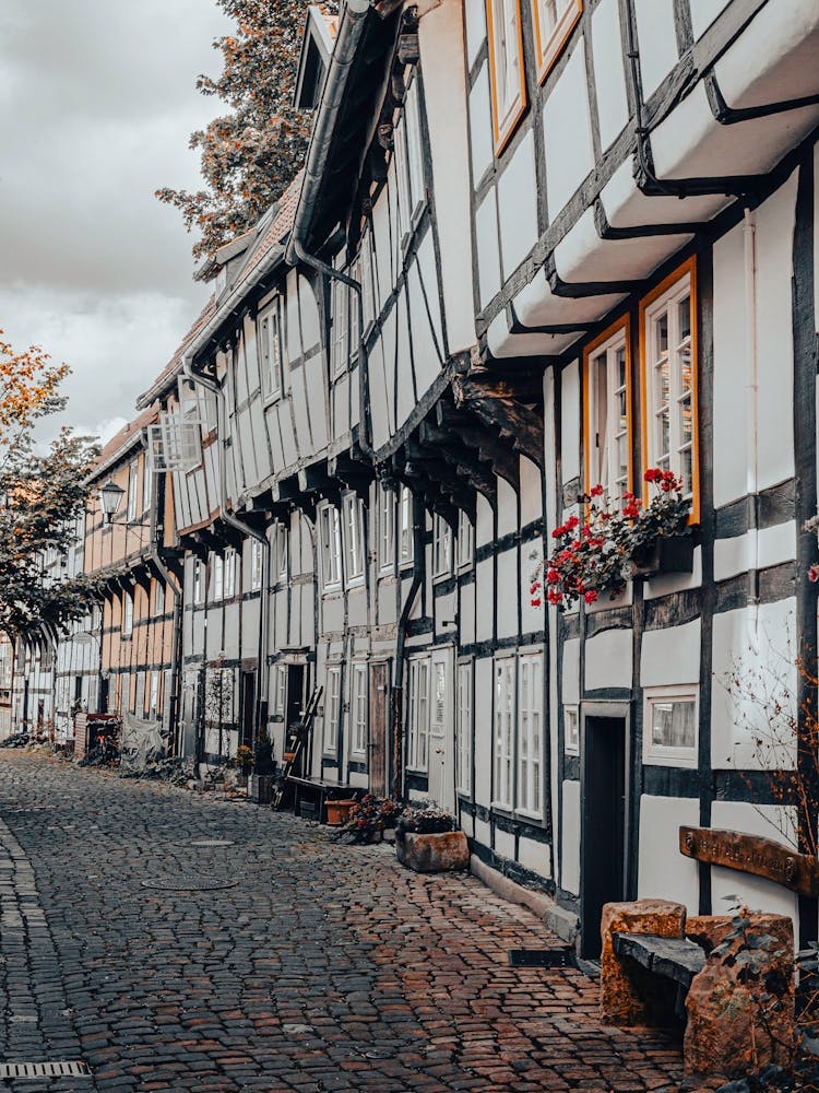 Old German Half Timbered Houses 04