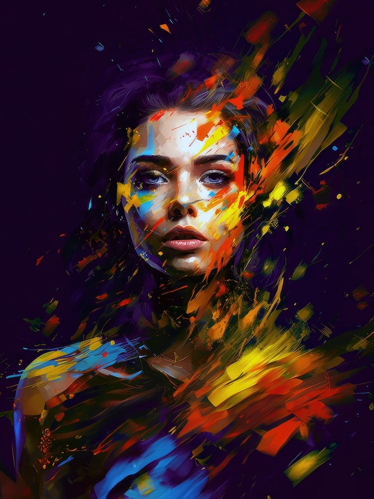 Abstract Painting Mae 2