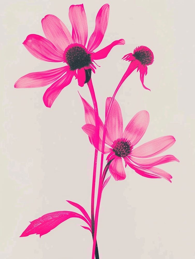 Hot Pink Black Eyed Susan