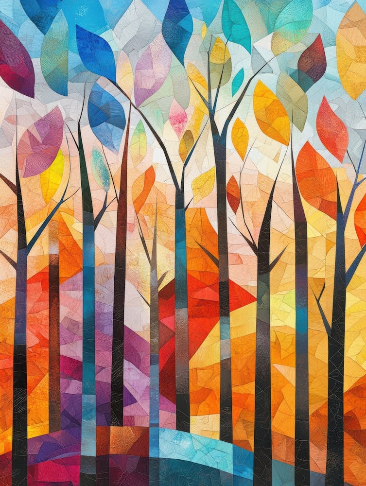 Abstract Tree Painting 2