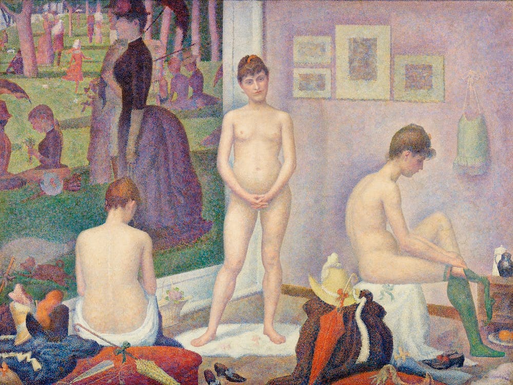 Models (Poseuses), Georges Seurat