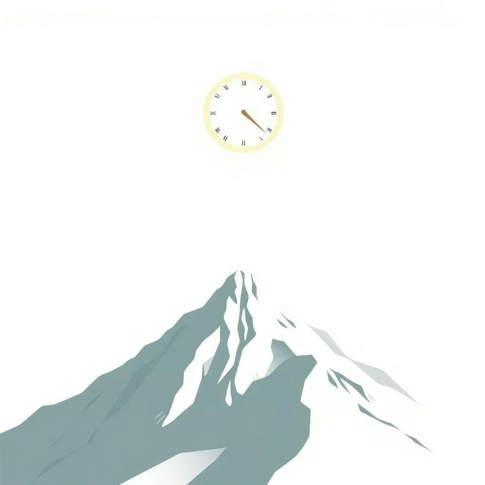 Uhr Auf Dem Berg