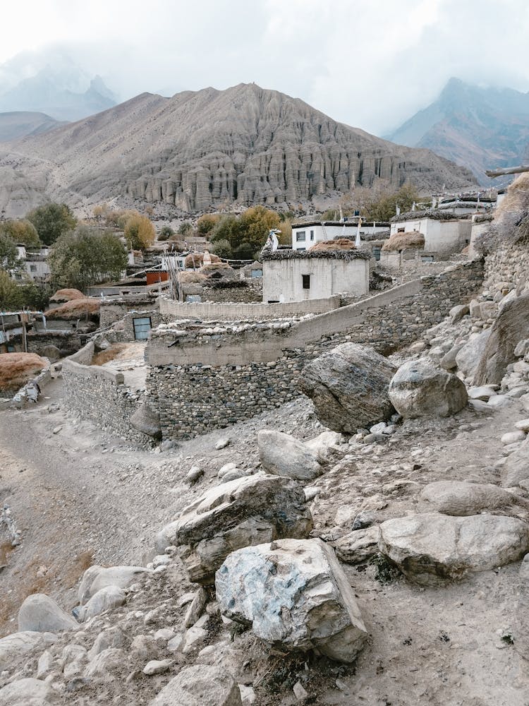 Tibetan Village In The Himalayas 1