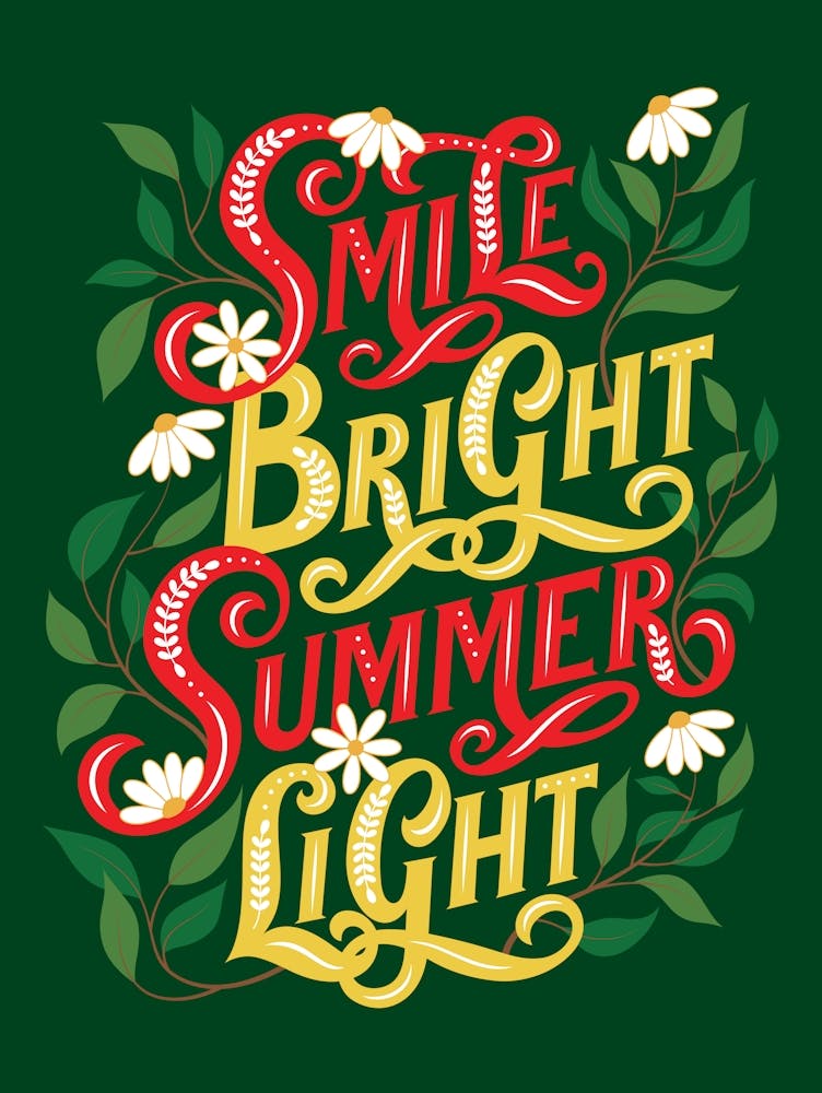 Smile Bright Summer Light Green