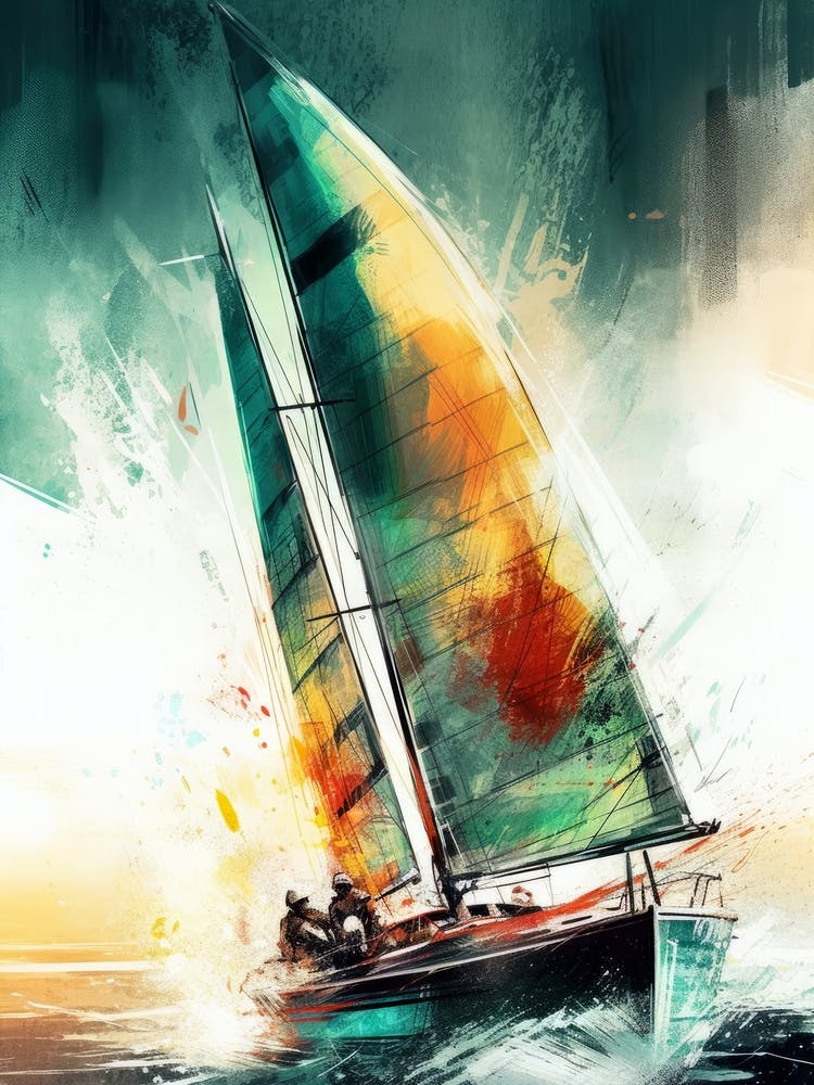 Sailboat In The Ocean 4 sport