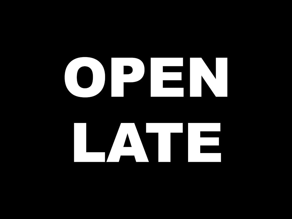 Open Late In Black