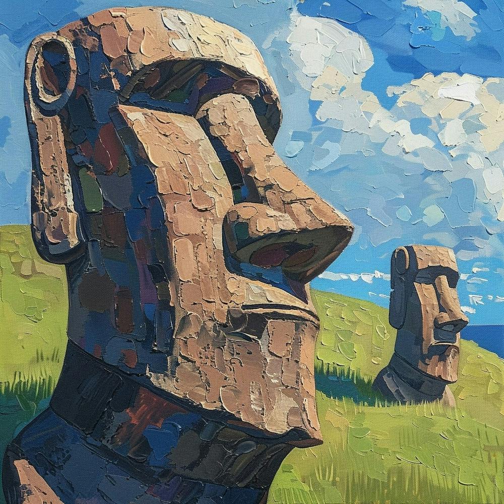 A Easter Island In Chile Oil Painting Illustrati 1720367318 3