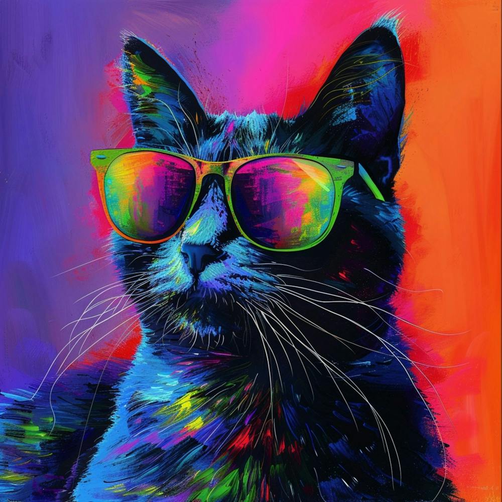 Cat In Sunglasses 1