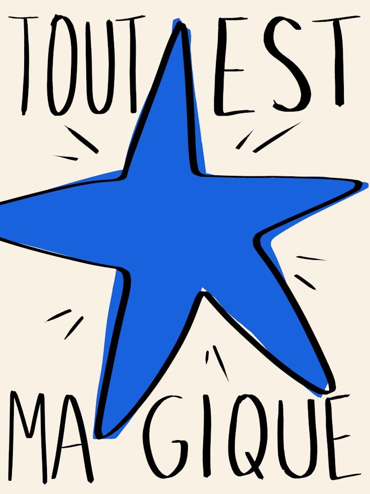 Tout Est Magique Blue