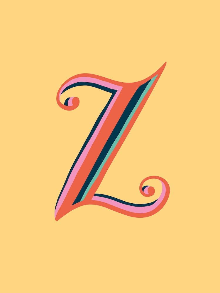 Letter Z Typographic