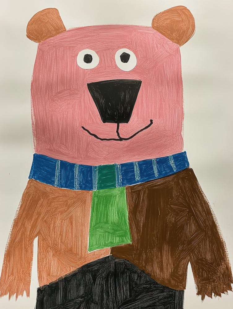Bear With Scarf