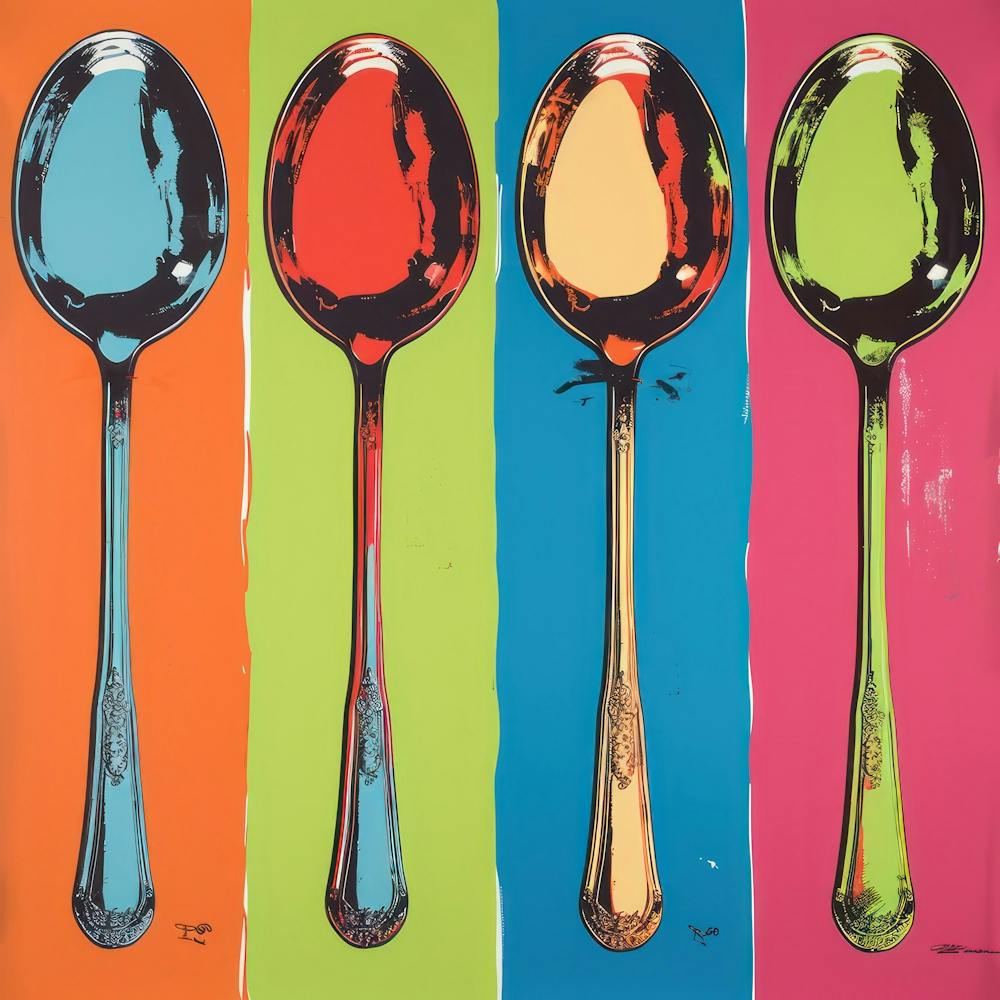 Cuillères Pop Art 3