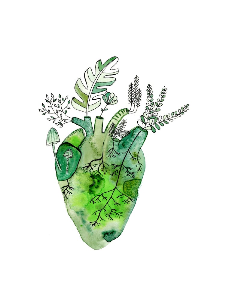green heart