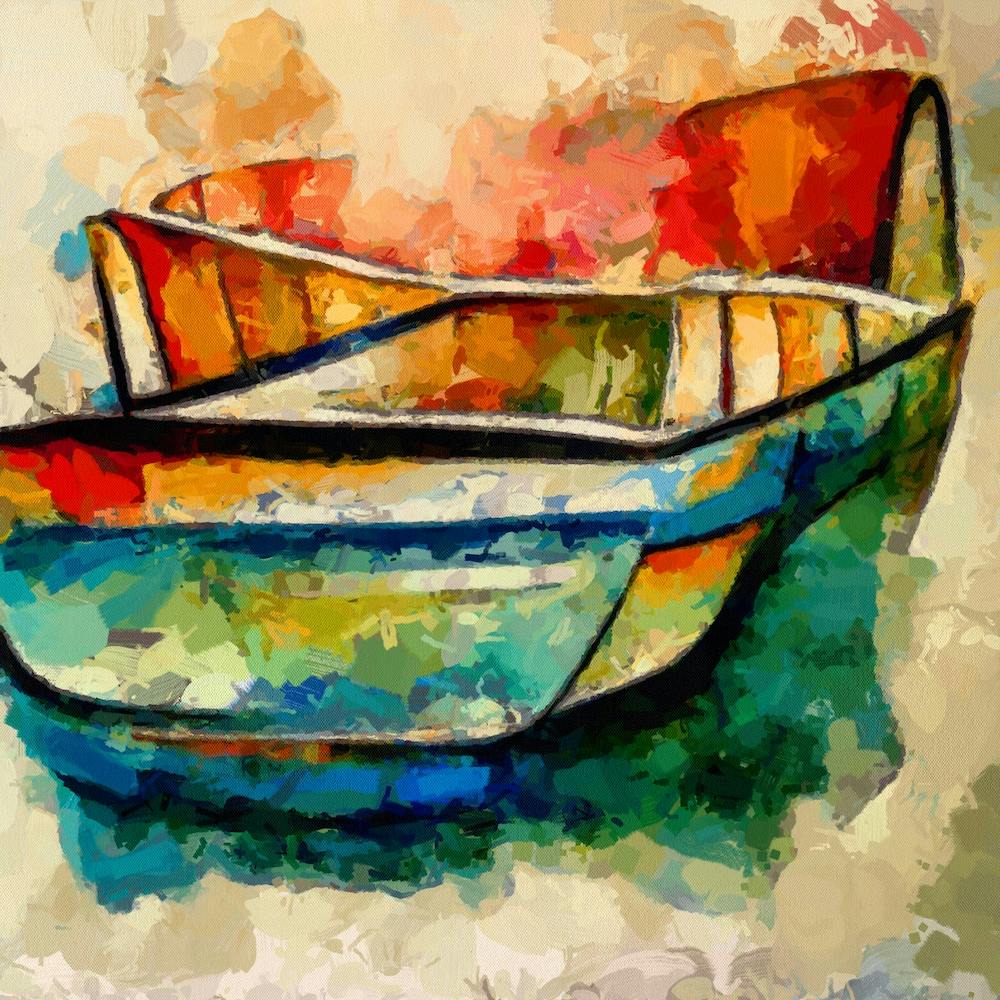 Boat Painting Square