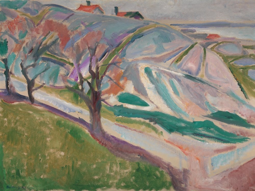 Landscape Of Kragerø, Edvard Munch