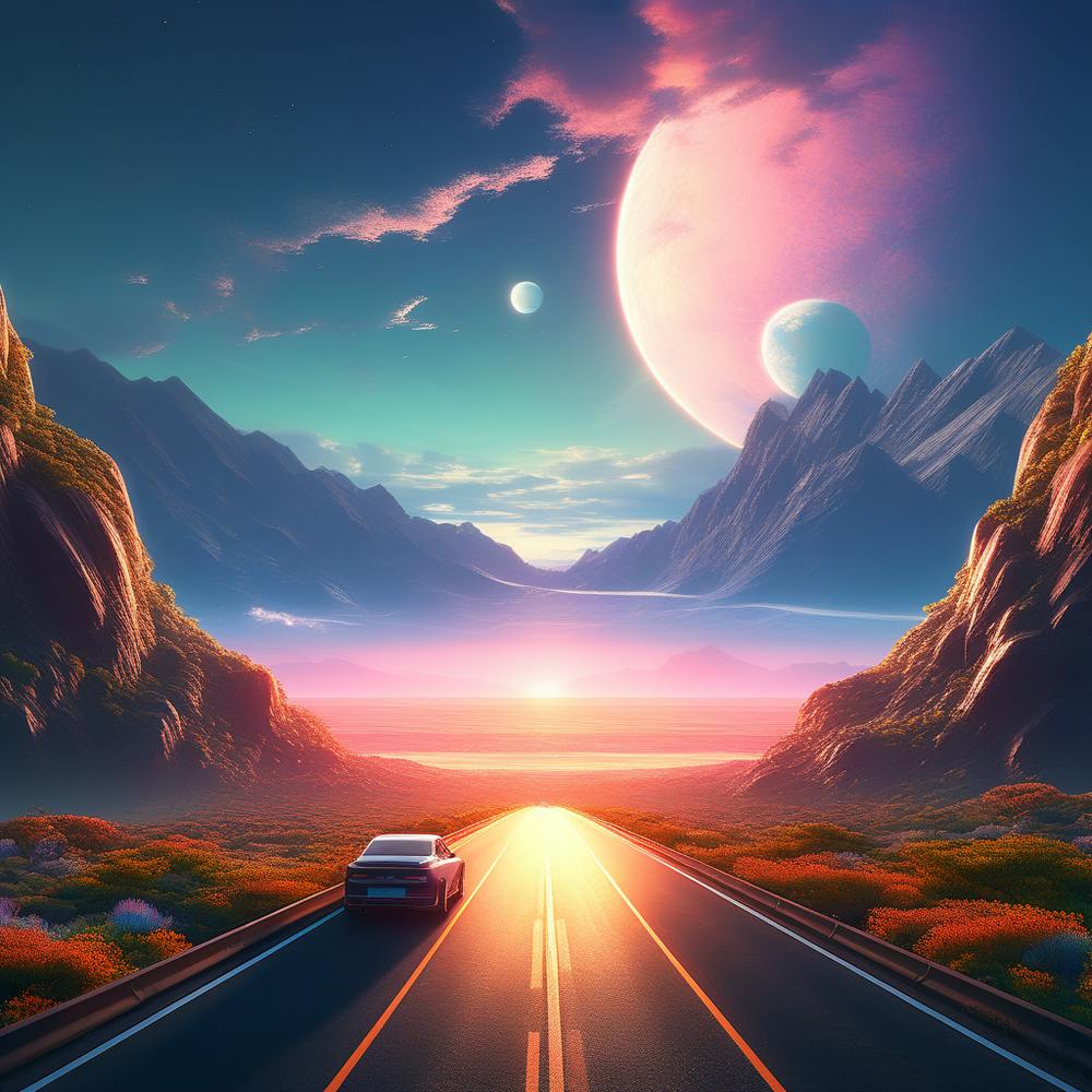 Car Driving On The Road