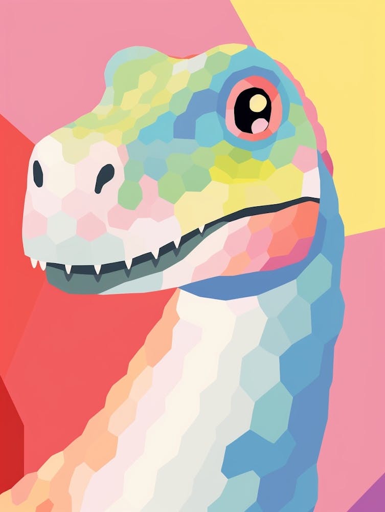 Colourful Dinosaur Plateosaurus 4