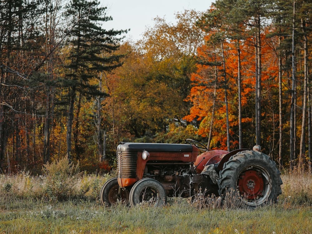 Tractor Near Forest