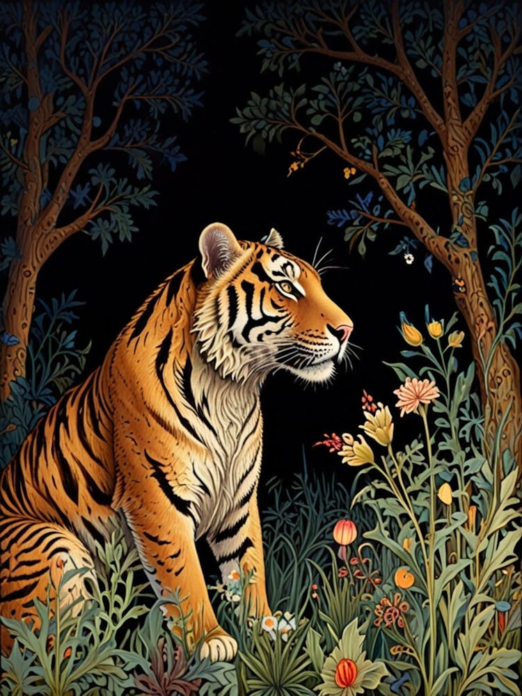 William Morris Tiger In The Forest 3