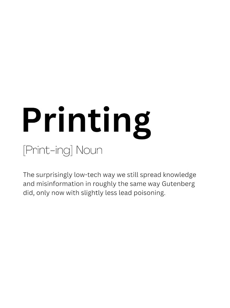 Printing Definition Meaning 1