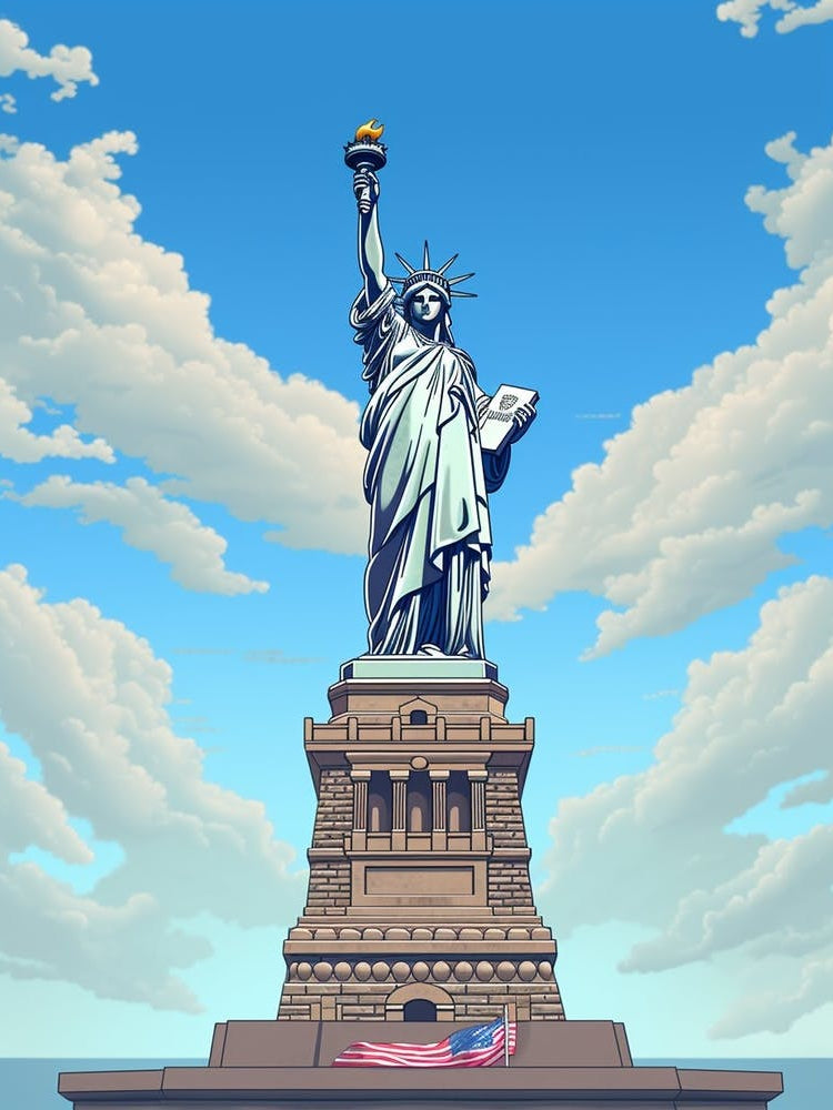 Statue Of Liberty Pixel Art 1