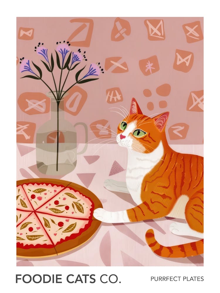 Foodie Cats Co Cat And Pizza 7
