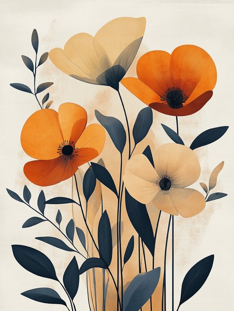 Mohnblumen Leinwanddruck 23