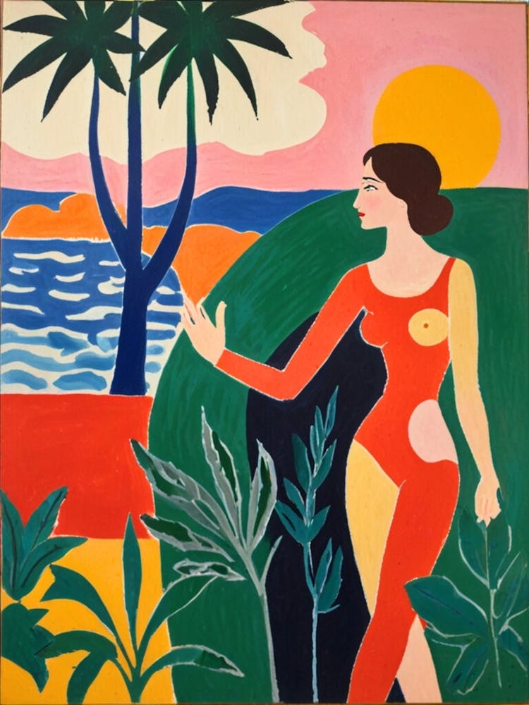 Woman On The Beach 2