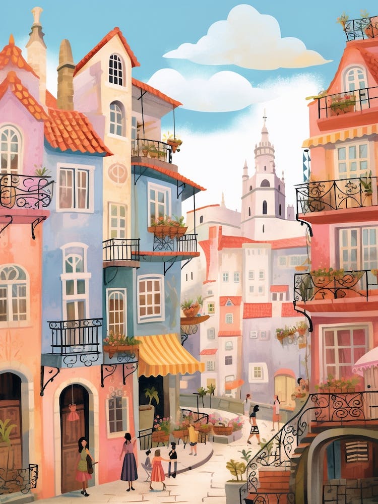Porto Portugal 1 Illustration