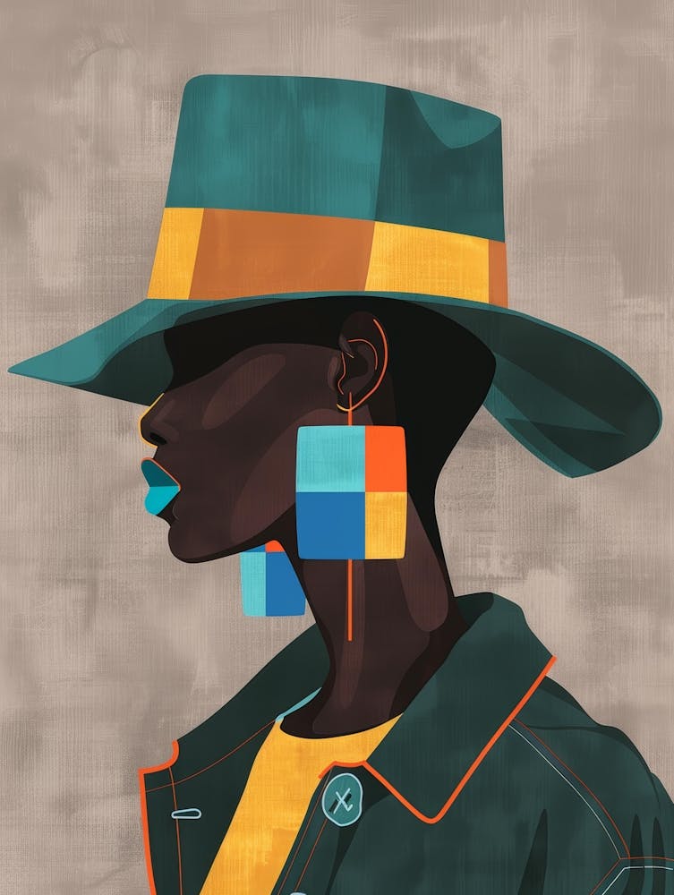 Woman In A Hat 103