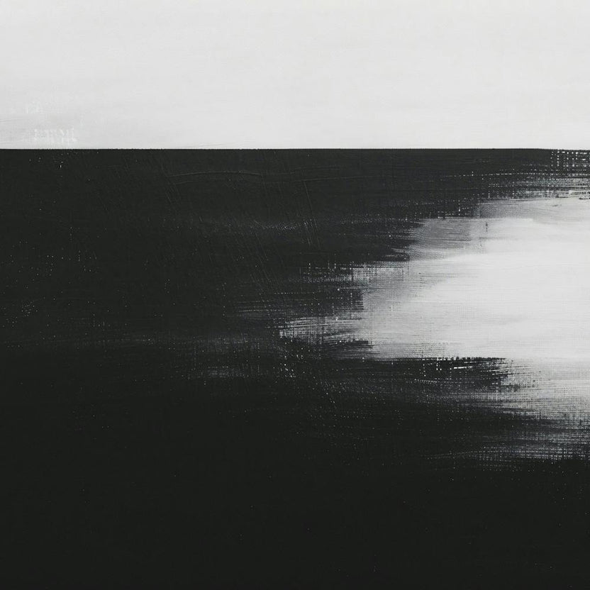 Abstract Painting, Black And White
