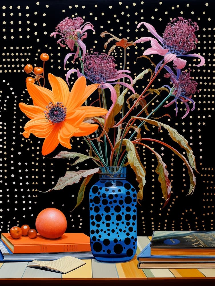 Surreal Florals Veronica Flower 3 Flower Painting