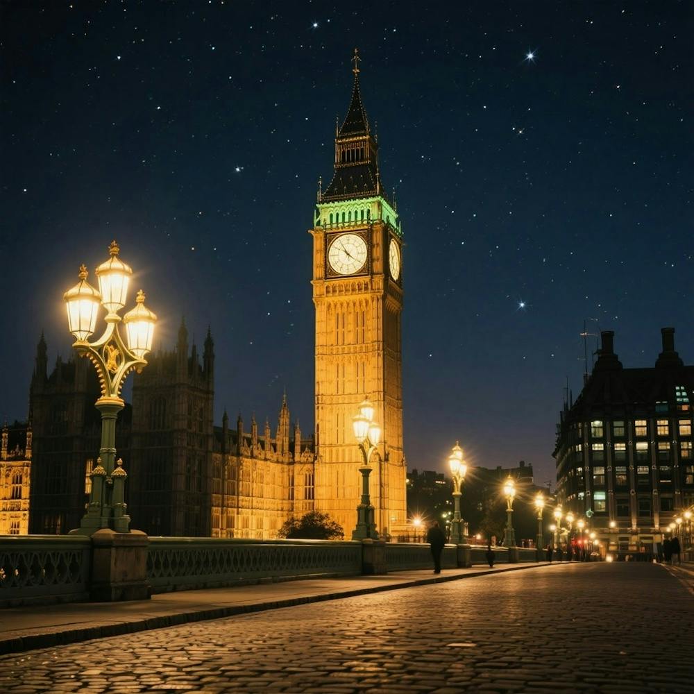 Big Ben At Night 4