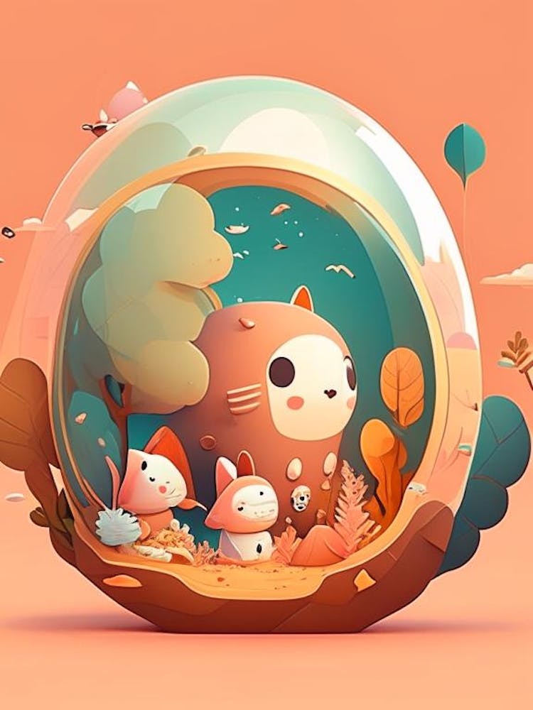 Exploration Kawaii Kids Space