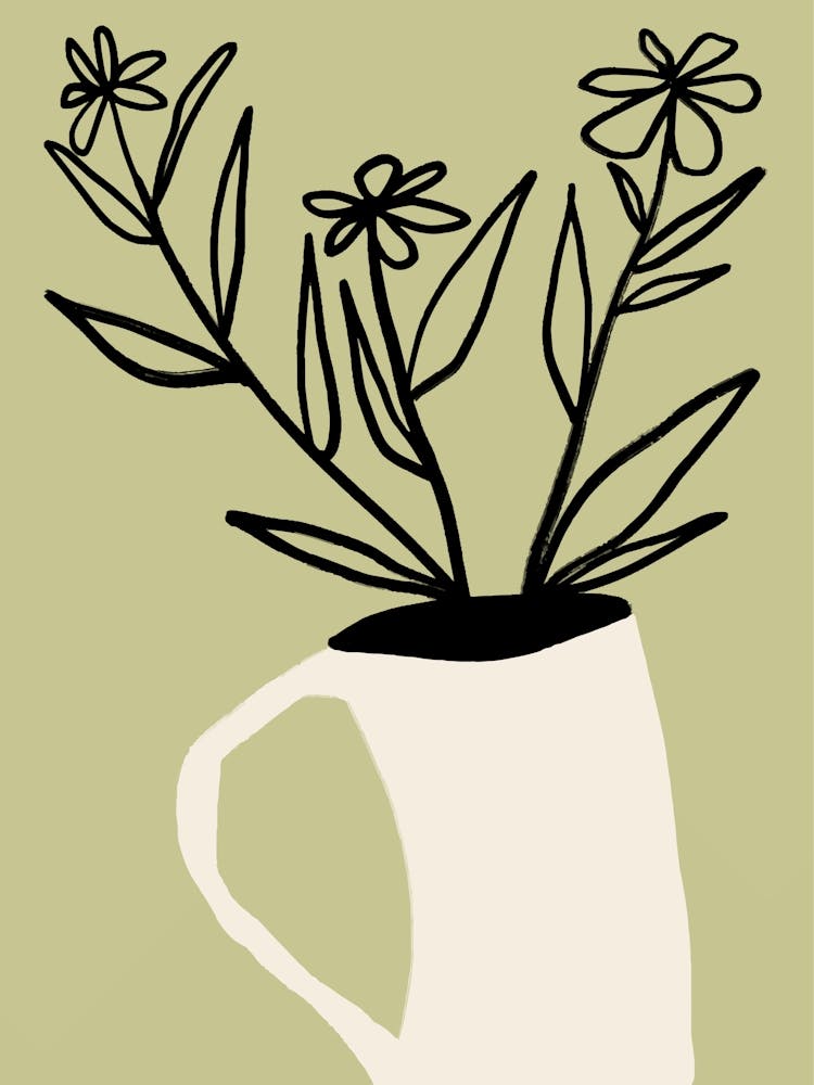 Flowers In A Mug