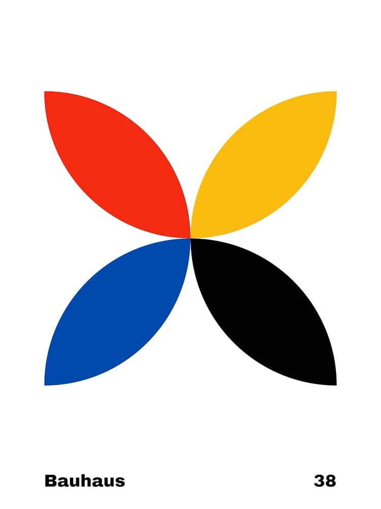 Geometric Bauhaus Poster 38