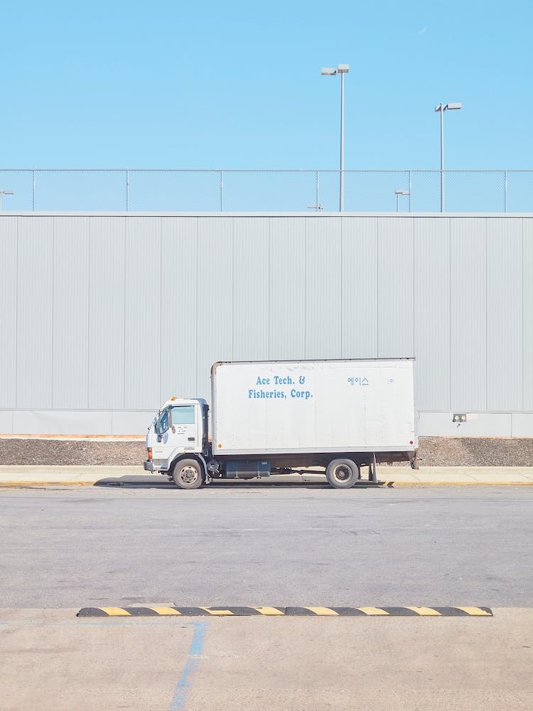 Blue Sky Delivery Truck