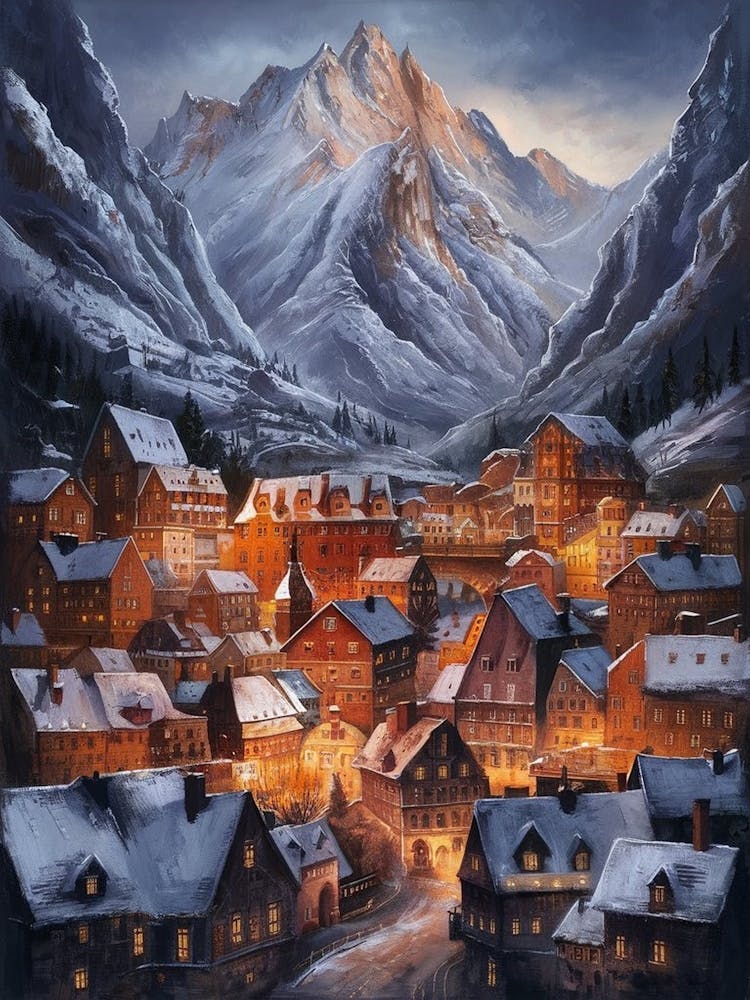 Village In The Mountains 1