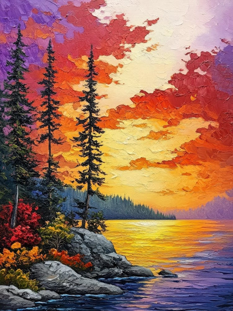 Sunset On The Lake 14