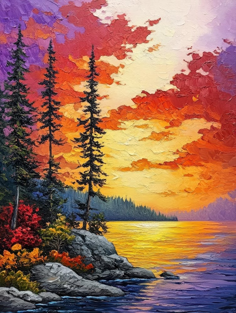 Sunset On The Lake 14