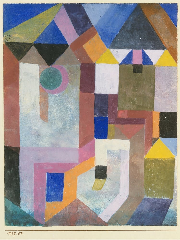 Colorful Architecture, Paul Klee
