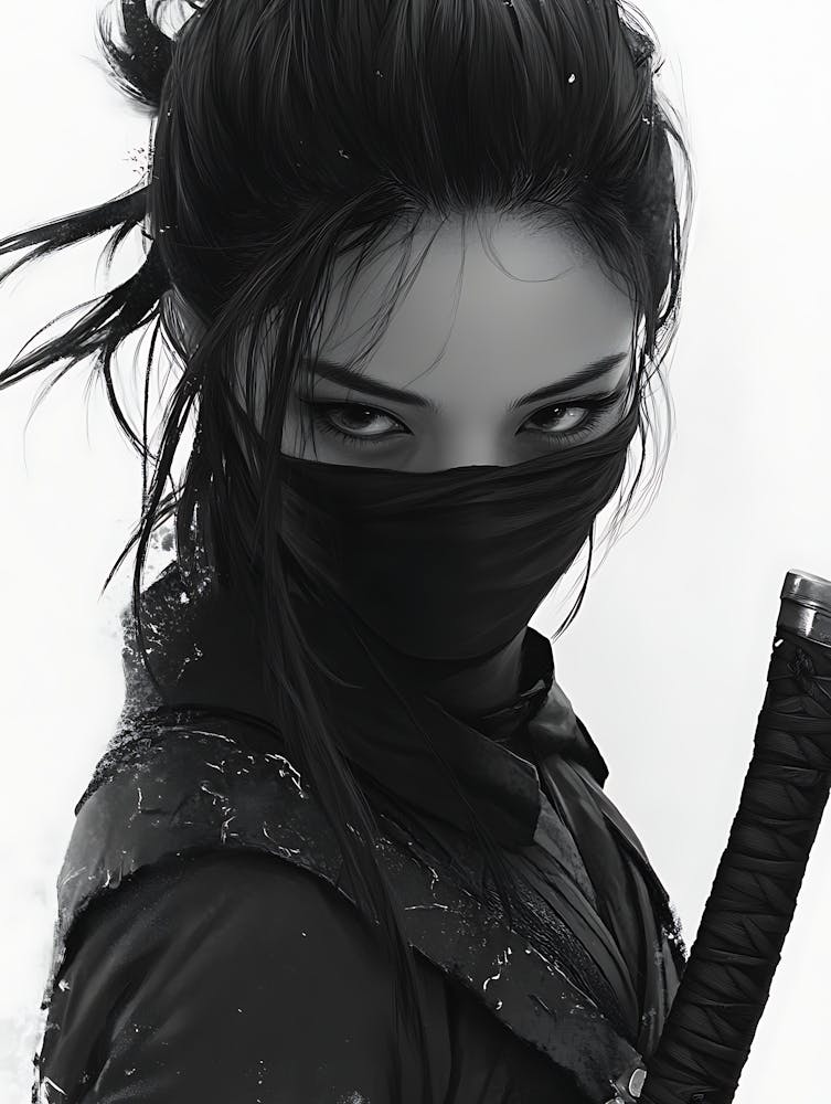 Mystery Beautiful Ninja Girl 18